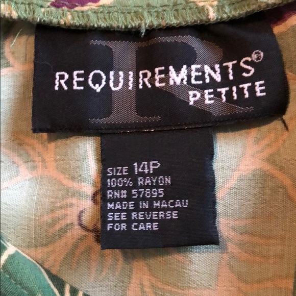 Requirements Skirt 14 Petite Slip On Elastic Waist - Picture 4 of 4